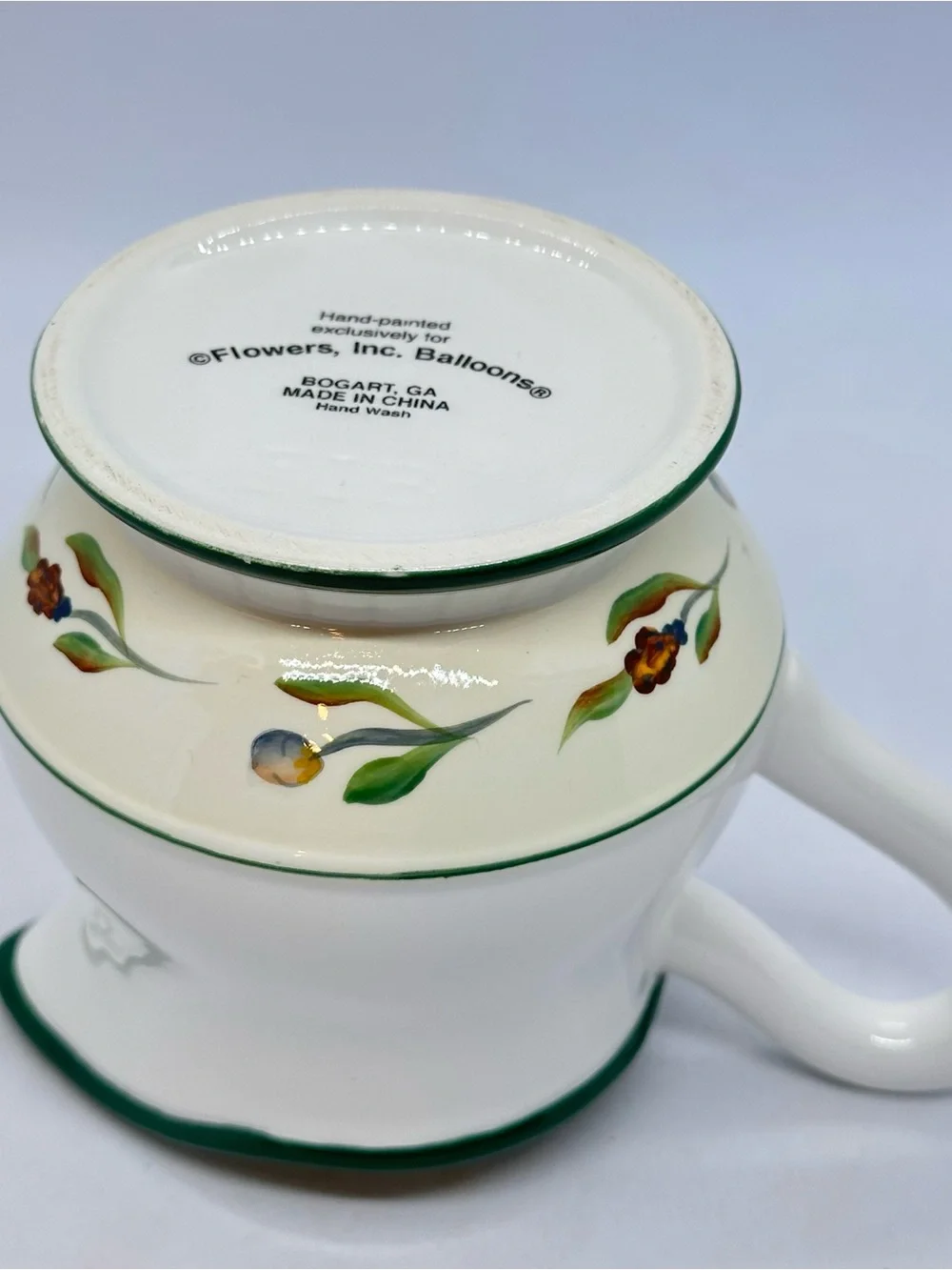 VTG Flowers Inc. Balloons Hand Painted Magnolia Creamer 4 1/8
